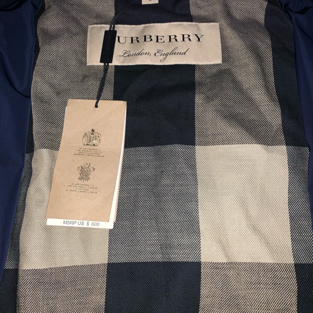 Burberry light spring/ summer bomber jacket